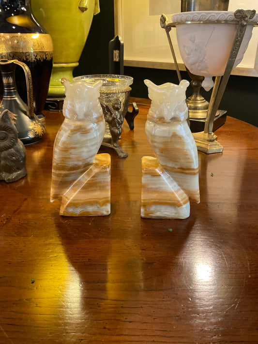 Owl bookends