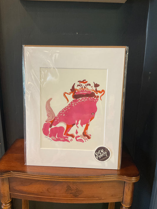 Foo prints matted
