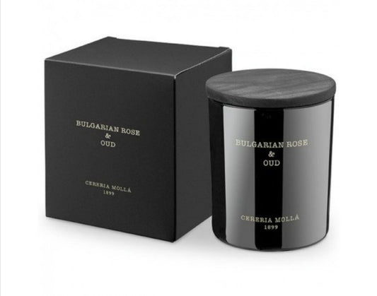 Cereria Molla candle Bulgarian Rose and Oud